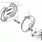 CRF110F Передний тормоз