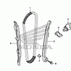 CRF450R Цепь ГРМ и натяжитель