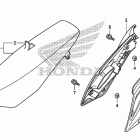 CRF150R Сидение и обтекатели сидения