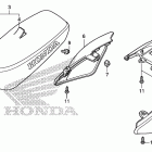 CRF50F Сидение и заднее крыло