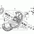CRF150R Заднее колесо