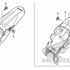 CRF110F Заднее крыло