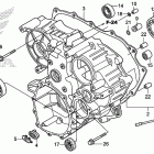 GL1800 Задний кожух картера