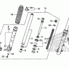 CRF230F Передняя вилка