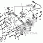 CB1000R Крышка картера правая