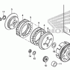 CRF80F Сцепление