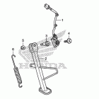 CBR250RA Подножка