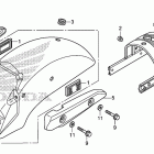 VT750C2 Заднее крыло