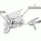 CRF50F Наклейки