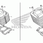 CRF80F Цилиндр