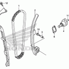 CBR250RA Цепь ГРМ и натяжитель
