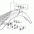 CRF450X Переднее крыло