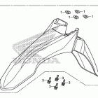 CRF250L Переднее крыло