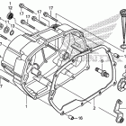 CRF110F Крышка картера правая