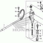 CRF450R Задний тормозной цилиндр