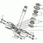 CRF450R Траверса нижняя