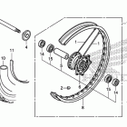 CRF250L Переднее колесо