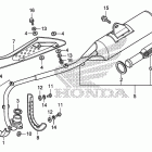 CRF50F Глушитель