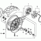 VT1300CX Заднее колесо 2