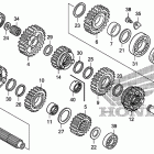 CRF450X Трансмиссия