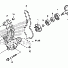 CRF150R Водяной насос