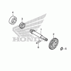 CRF150R Масляный насос