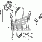CRF450X Цепь ГРМ и натяжитель