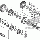 CRF250R Трансмиссия
