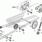 CRF50F Цепь ГРМ и натяжитель