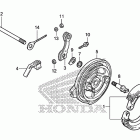 CRF50F Задний тормоз