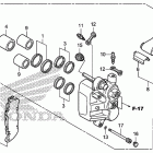 GL1800 Задний суппорт тормозной