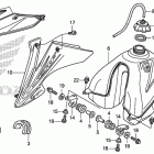 CRF150F Топливный бак
