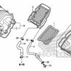 CBR250RA Воздухозаборник