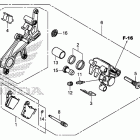 CRF450R Задний суппорт тормозной