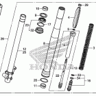 CRF150R Передняя вилка