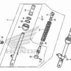 CRF50F Передние аммортизаторы