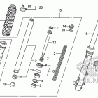 CRF150F Передняя вилка