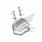 CRF80F Крышка головки цилиндров