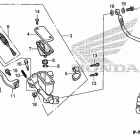 CRF230F Главный тормозной цилиндр -передний