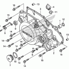 CRF150R Крышка картера правая