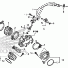 VT1300CSA Intake manifold@injector