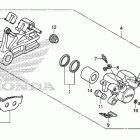 CRF250L Задний суппорт тормозной