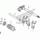 CBR250RA Вилка переключения передач