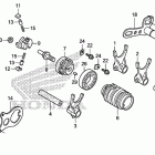 CRF150R Вилка переключения передач