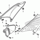 CRF150F Боковая панель