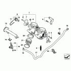 F650GS(K72) 09+ (K72) Корпус дроссельной заслонки