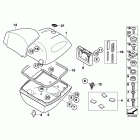 K1300GT (K44) Single parts for top case 49l
