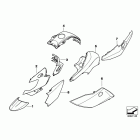 K1600GTL (K48) Painted parts wn41 royal-blau metallic