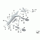 K1600GTL (K48) Footpeg plate / footpeg