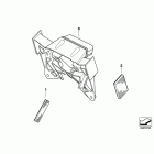 K1300S (K40) Кронштейн номерного знака США /  отражатель